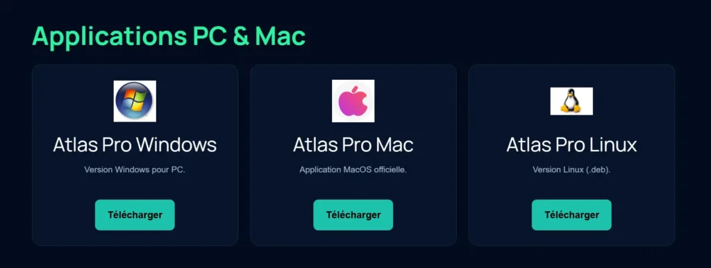 applications atlas pro